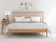 Flintshire Grosvenor 4ft6 Double Solid Oak Wooden Bed Thumbnail