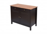 LPD Copenhagen Oak And Black Sideboard Thumbnail