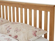 Serene Heather 4ft6 Double Wooden Bed Frame In Honey Oak Thumbnail
