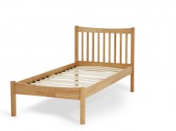 Serene Alice 3ft Single Wooden Bed Frame In Honey Oak Thumbnail