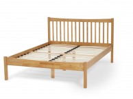Serene Alice 5ft Kingsize Wooden Bed Frame In Honey Oak Thumbnail