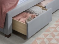 Birlea Woodbury 6ft Super Kingsize Grey Fabric Bed Frame With 4 Drawers Thumbnail