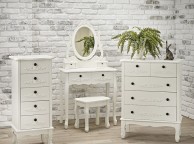 LPD Antoinette 3 Plus 2 Drawer Chest In White Thumbnail