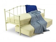 Metal Beds Paris 2ft6 (75cm) Small Single TRUNDLE UNDERBED ONLY In Ivory Thumbnail