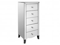 LPD Valentina Mirrored 5 Drawer Chest Thumbnail