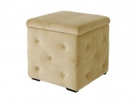 LPD Valentina Storage Stool In Beige Thumbnail