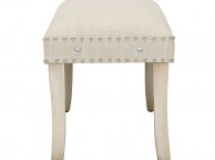 LPD Lyon Cream Fabric Bench Thumbnail