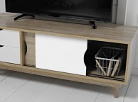 LPD Scandi TV Unit White And Oak Finish Thumbnail