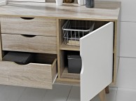 LPD Scandi Sideboard White And Oak Finish Thumbnail