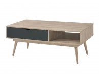 LPD Scandi Coffee Table Grey And Oak Finish Thumbnail