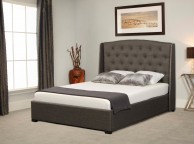 Emporia Mayfair 5ft Kingsize Grey Fabric Ottoman Bed Thumbnail