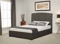 Emporia Lyndhurst 6ft Super Kingsize Grey Fabric Ottoman Bed Thumbnail