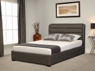 Emporia Chelsea 6ft Super Kingsize Grey Fabric Ottoman Bed Thumbnail