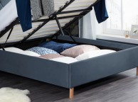Birlea Loxley 4ft6 Double Grey Fabric Ottoman Storage Bed Frame Thumbnail