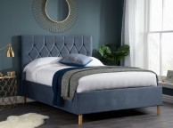 Birlea Loxley 5ft Kingsize Grey Fabric Ottoman Storage Bed Frame Thumbnail