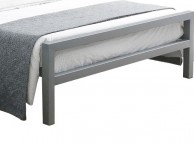 Metal Beds Eaton 4ft6 (135cm) Double Contract Grey Metal Bed Frame Thumbnail