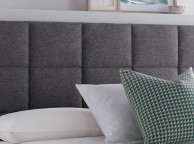 Kaydian Whitburn 4ft6 Double Mid Grey Fabric Ottoman Storage Bed Thumbnail