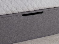 Kaydian Whitburn 5ft Kingsize Mid Grey Fabric Ottoman Storage Bed Thumbnail
