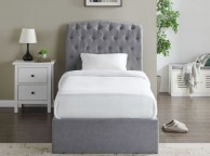 Limelight Rosa 3ft Single Light Grey Fabric Ottoman Bed Frame Thumbnail