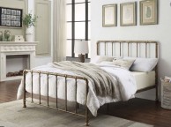 Flintshire Kinnerton 5ft Kingsize Antique Bronze Finish Metal Bed Frame Thumbnail