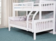 Sweet Dreams Connor Triple Sleeper Bunk Bed In White Thumbnail