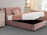 Sweet Dreams Isla 4ft6 Double Fabric Ottoman Bed Frame (Choice Of Colours) Thumbnail