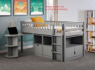 Sweet Dreams Logan Midsleeper Bed In White Thumbnail