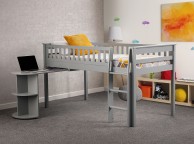 Sweet Dreams Logan Midsleeper Bed In Grey Thumbnail