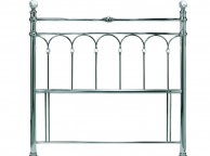 Bentley Designs Krystal 5ft Kingsize Antique Nickel Finish Metal Headboard Thumbnail