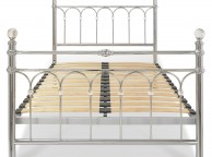 Bentley Designs Krystal 4ft6 Double Shiny Nickel Metal Bed Frame Thumbnail