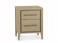 Bentley Designs Rimini Oak 2 Drawer Bedside Thumbnail