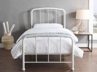 Sleep Design Belmont 3ft Single White Metal Bed Frame Thumbnail