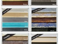 Metal Beds Ruby 3 Panel 6ft Super Kingsize Fabric Headboard (Choice Of Colours) Thumbnail