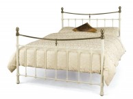 Serene Edwardian II Ivory 5ft Kingsize Metal Bed Frame Thumbnail