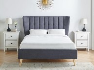 Limelight Tasya 4ft6 Double Dark Grey Fabric Bed Frame Thumbnail