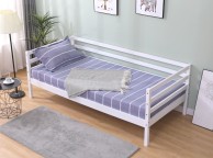 Flair Furnishings Cloud 3ft Single White Wooden Day Bed Frame Thumbnail