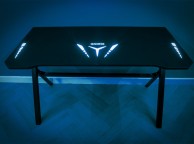 Flair Furnishings Power D Glass Top LED Gaming Desk Thumbnail