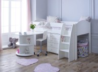 Kids Avenue Eli D Midsleeper Bed Set In White Thumbnail