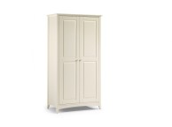 Julian Bowen Cameo Stone White 2 Door Double Wardrobe Thumbnail