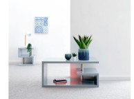 GFW Polar Grey Gloss LED Coffee Table Thumbnail