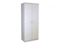 GFW Ottawa 2 Door Wardrobe in White and White Gloss Thumbnail