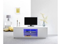 GFW Polar White Gloss LED Large TV Unit Thumbnail