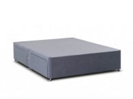 Vogue 4ft Small Double Classic Divan Bed Base (Choice Of Colours) Thumbnail