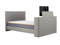 Birlea Plaza 4ft6 Double Grey Fabric TV Bed Frame Thumbnail