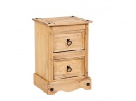 Core Corona Pine 2 Drawer Bedside Thumbnail