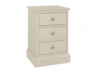 Bentley Designs Ashby Soft Grey 3 Drawer Bedside Thumbnail