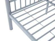 Serene Oslo Triple Sleeper Silver Metal Bunk Bed Thumbnail