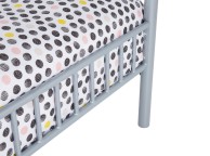 Serene Oslo Triple Sleeper Silver Metal Bunk Bed Thumbnail