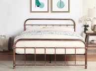 Sleep Design Henley 5ft Kingsize Metal Bed Frame In Antique Copper Thumbnail