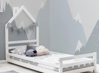 Sleep Design Juni 3ft Single Kids White Bed Frame Thumbnail